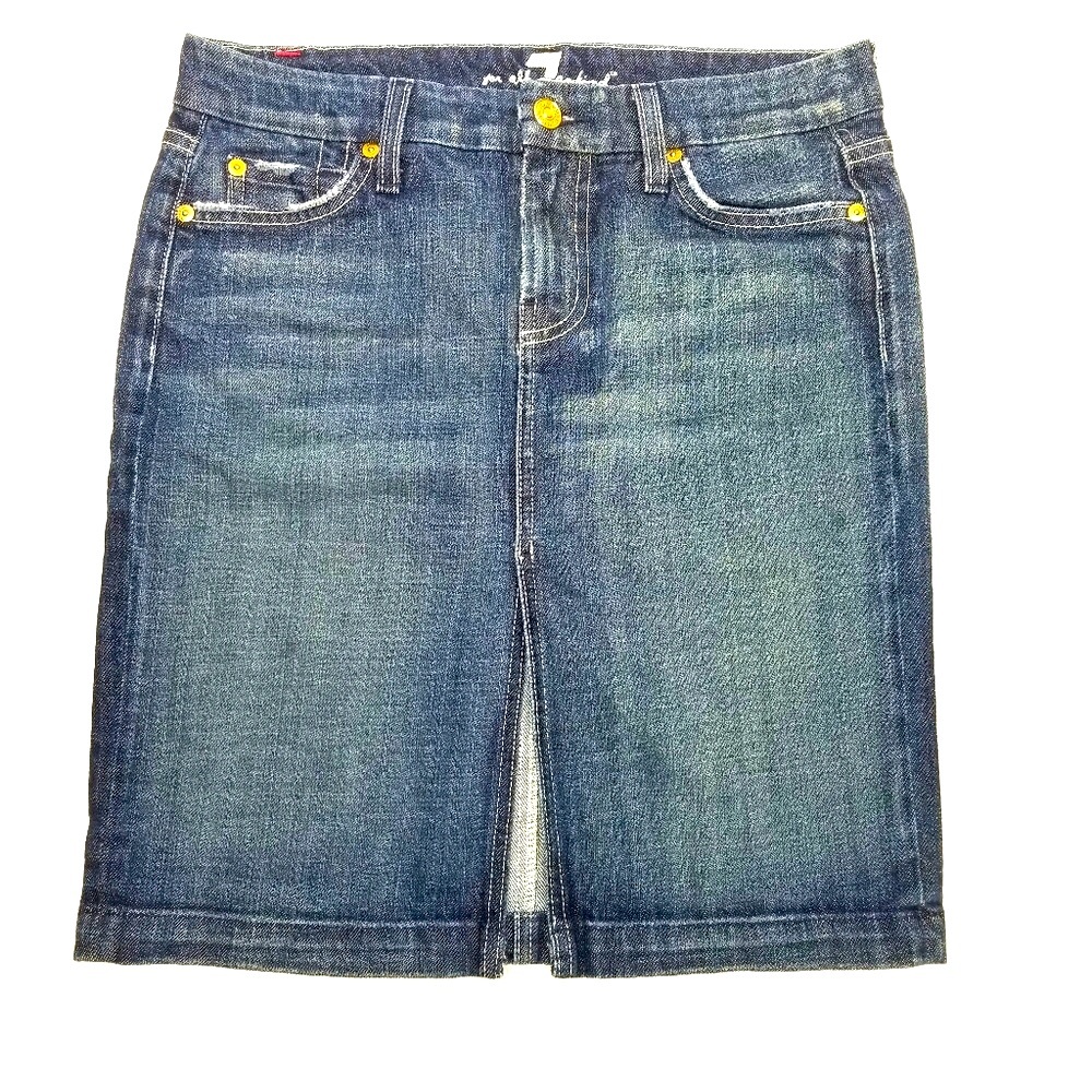 7 for all mankind Jean skirt